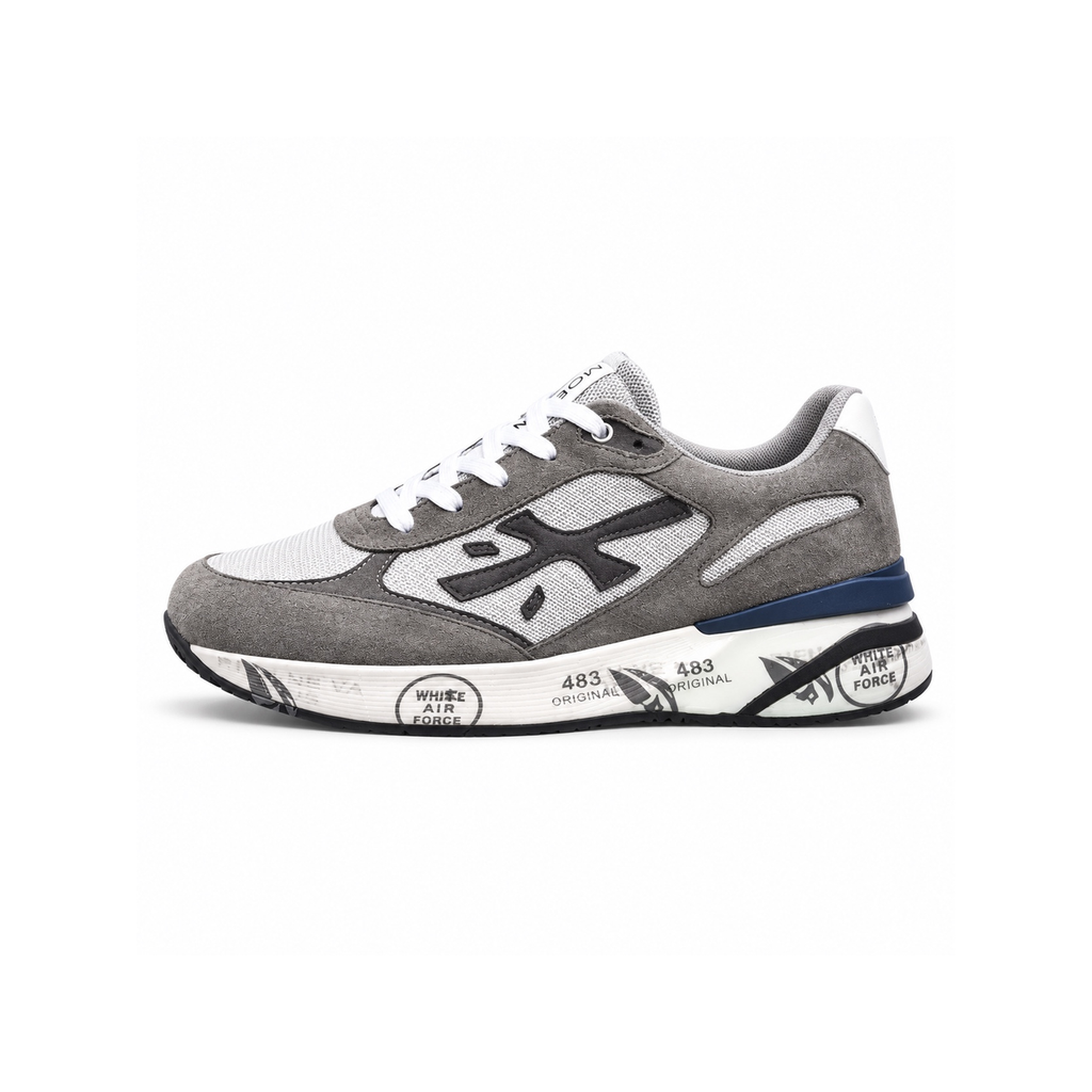 Premiata 483 Light Grey / White