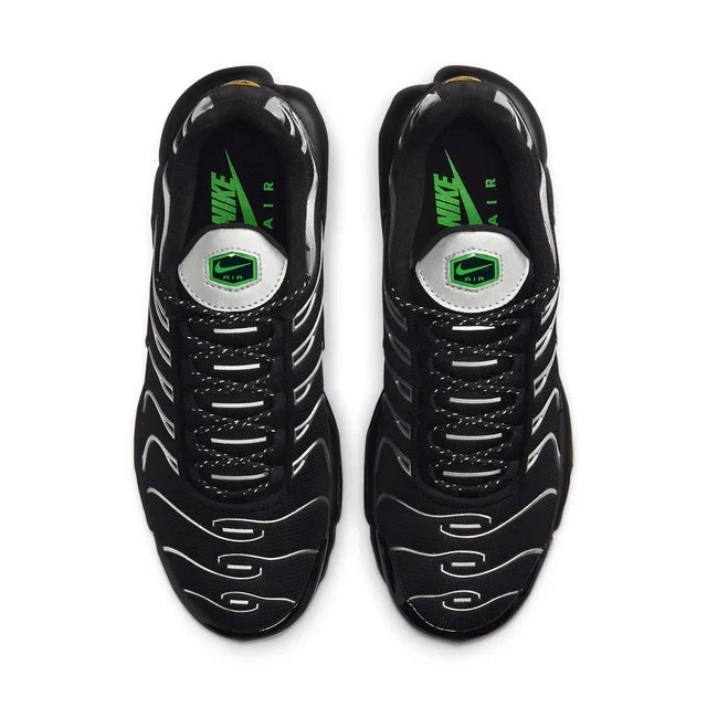 Nike Air Max Plus (Black Silver Green Strike)