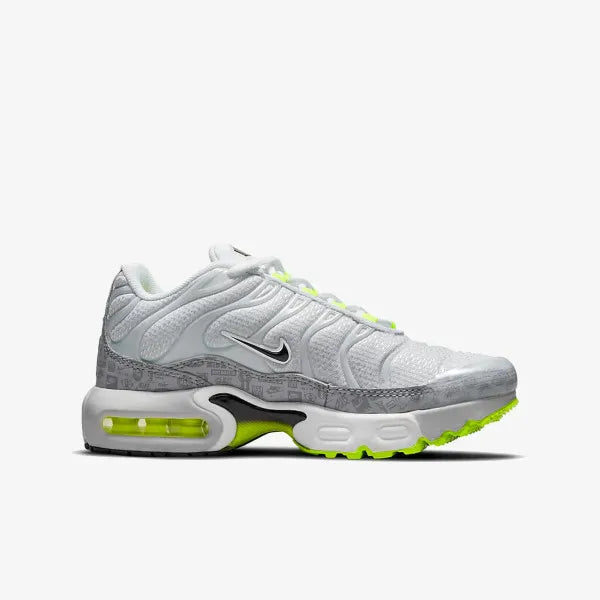 Nike Air Max Plus GS (Reflective Logo White Volt)