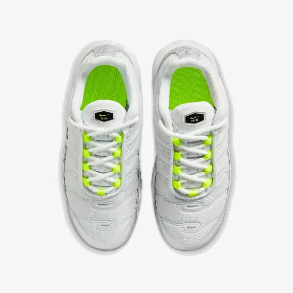 Nike Air Max Plus GS (Reflective Logo White Volt)