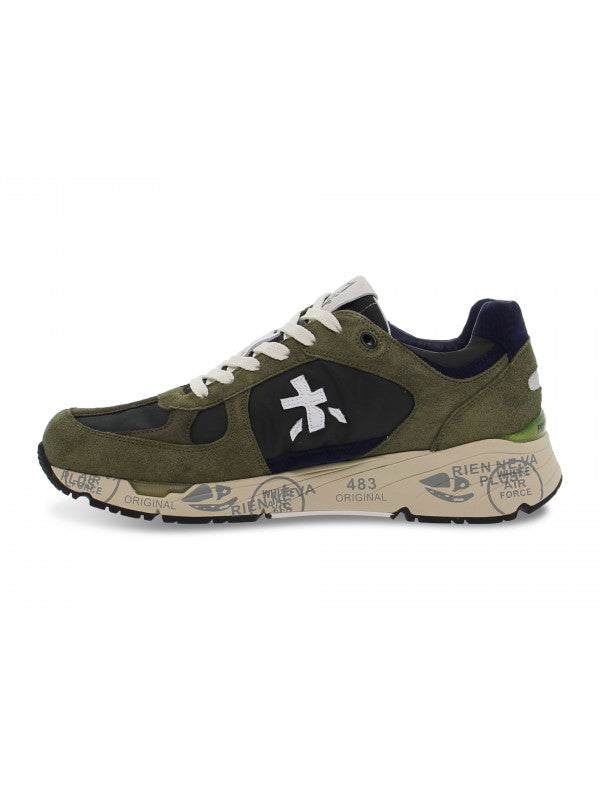 Premiata Mick 7721 Dark Blue / Dark Brown