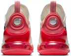 Nike Air Max 270 Premium Red Metallic Silver, pogled otpozadi