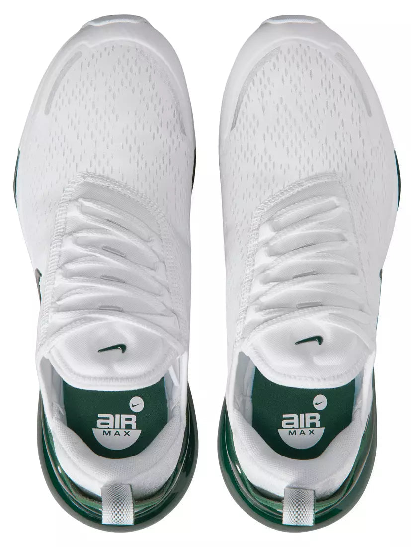 Nike Air Max 270 Premium White / Green, pogled odozgo
