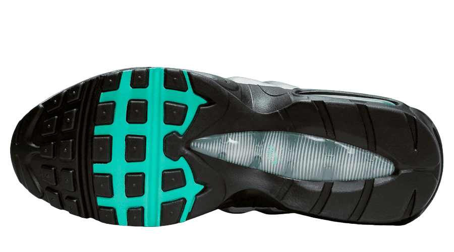 Nike Air Max 95 Hyper Turquoise, detalj pete