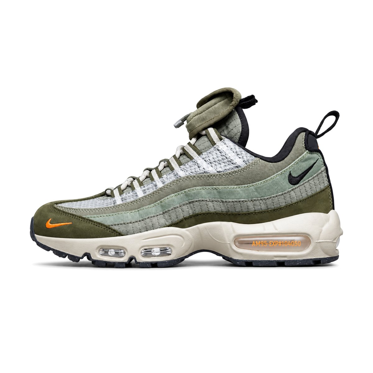 Nike Air Max 95 SE Surplus Supply, patika u Surplus Supply kombinaciji boja, bočni profil