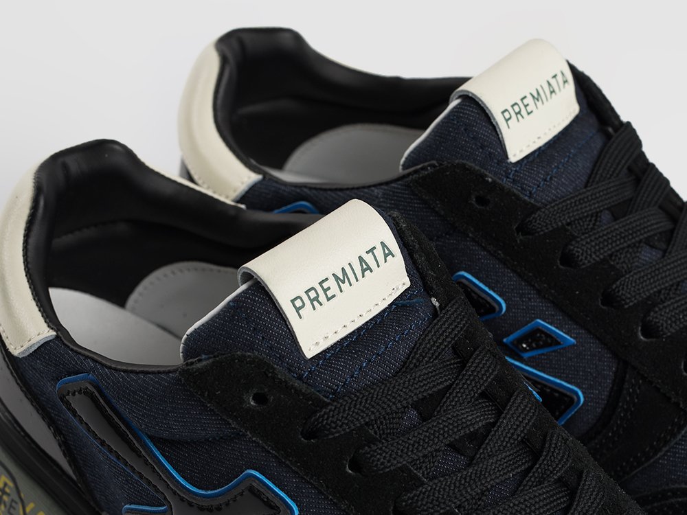 Premiata Mick Denim / Black Patent, pogled na đon