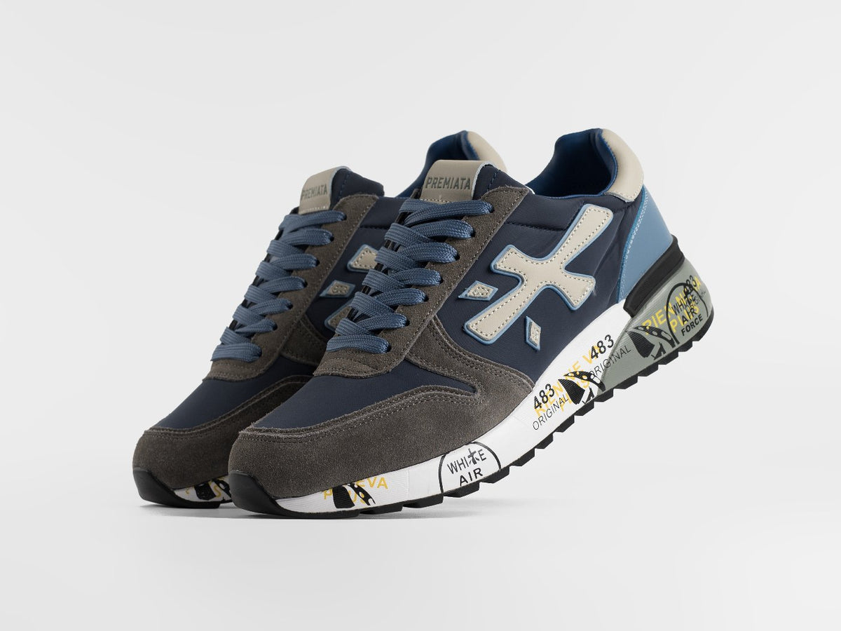 Premiata Mick Navy / Beige, pogled odozgo