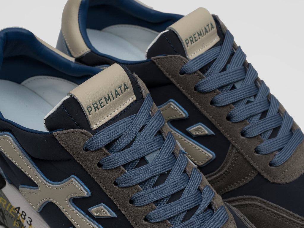 Premiata Mick Navy / Beige, pogled na đon