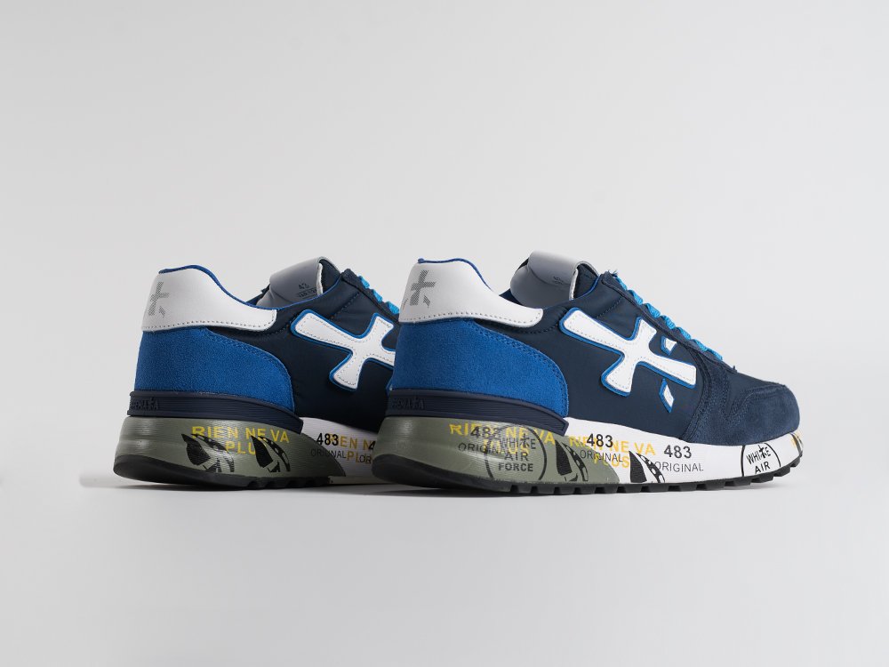 Premiata Mick Navy / White / Blue, pogled sa strane