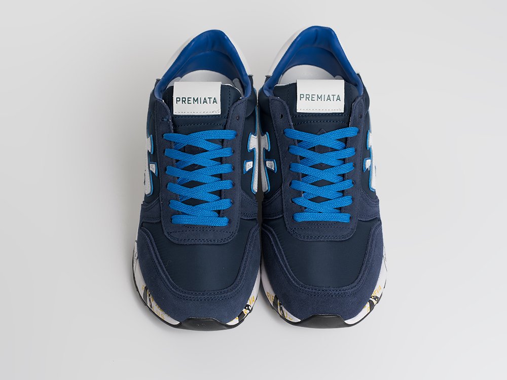 Premiata Mick Navy / White / Blue, detalj pete