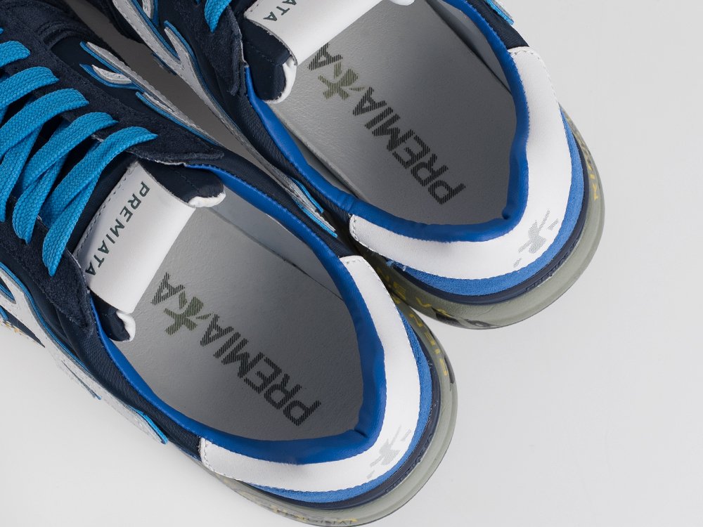 Premiata Mick Navy / White / Blue, detalj