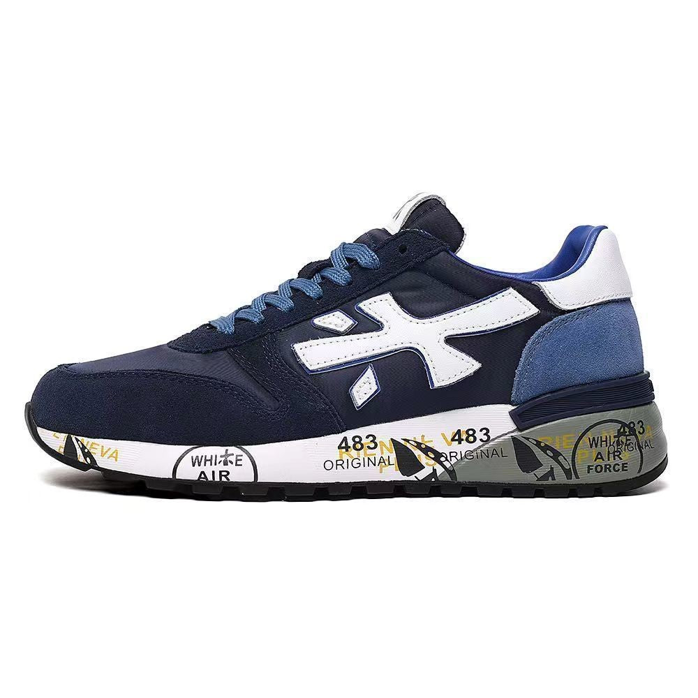Premiata Mick (Blue Suede Gray)