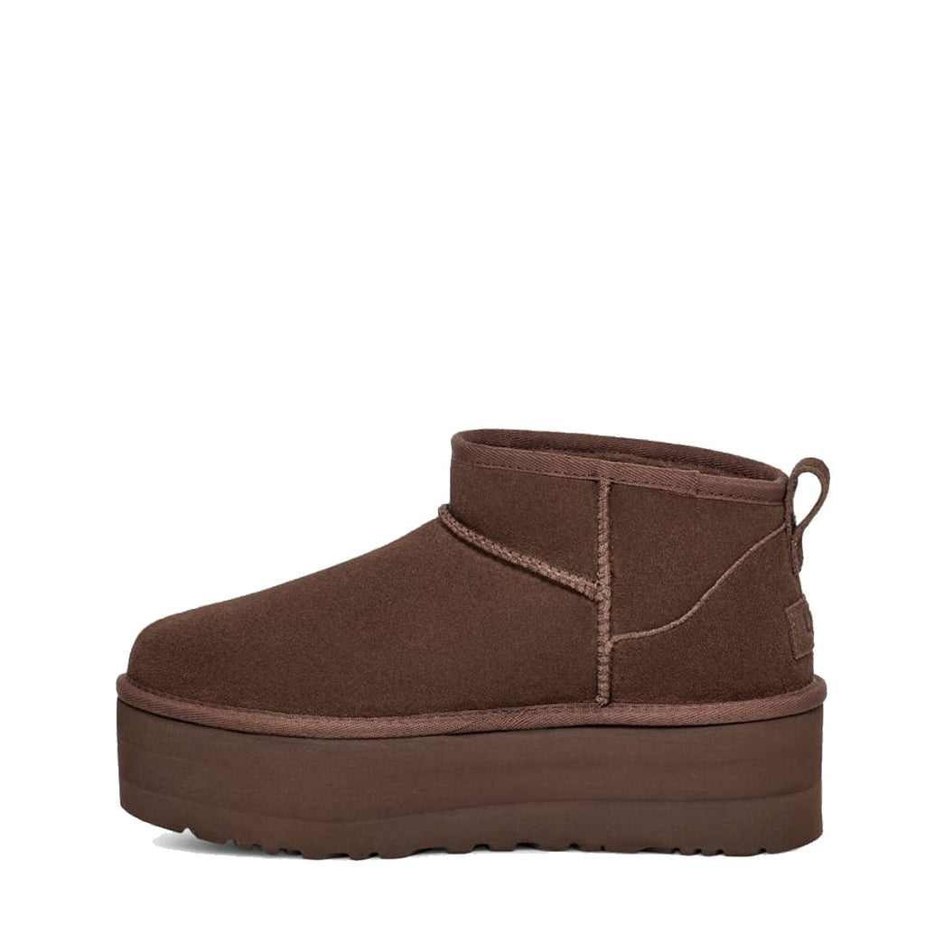 UGG Classic Ultra Mini Platform Burnt Cedar, detalj pete