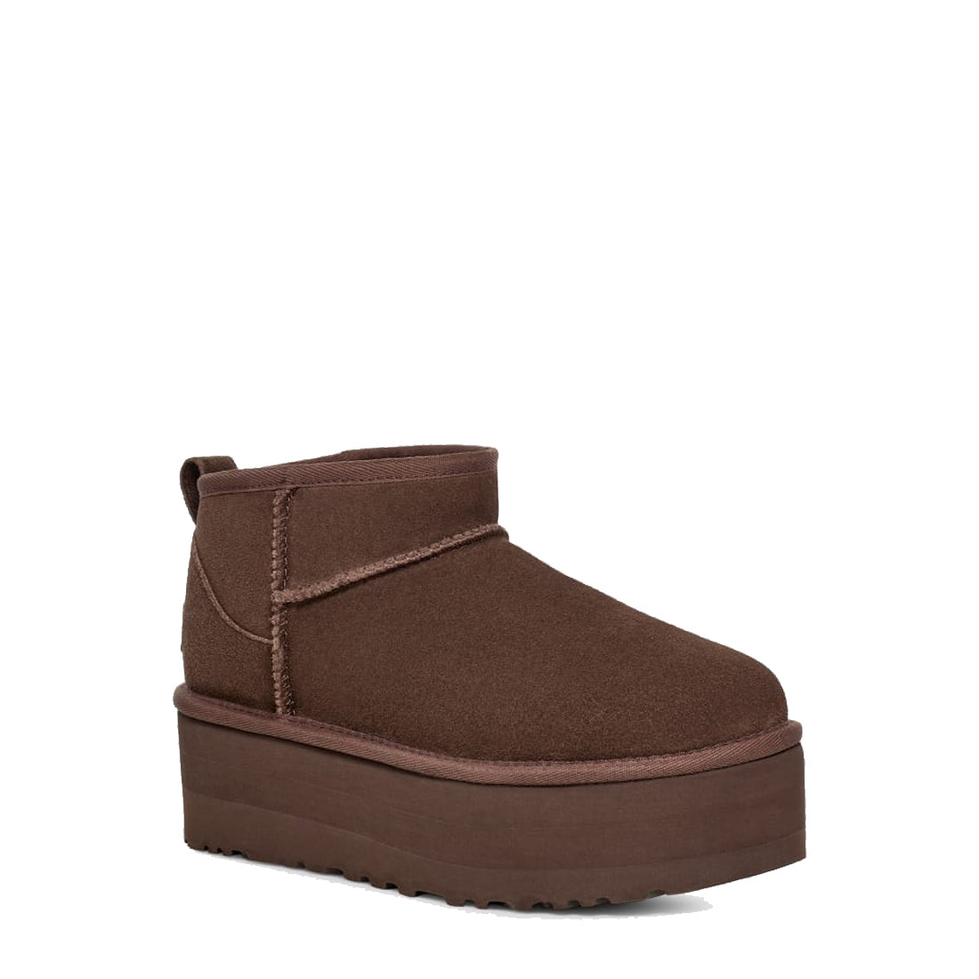 UGG Classic Ultra Mini Platform Burnt Cedar, pogled na đon