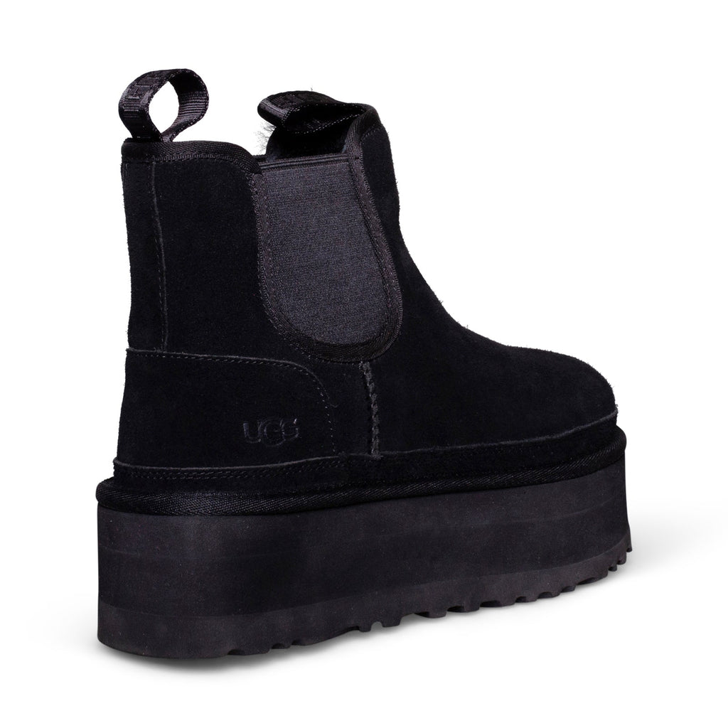 UGG Neumel Platform Chelsea Black, pogled odozgo