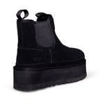 UGG Neumel Platform Chelsea Black, pogled odozgo
