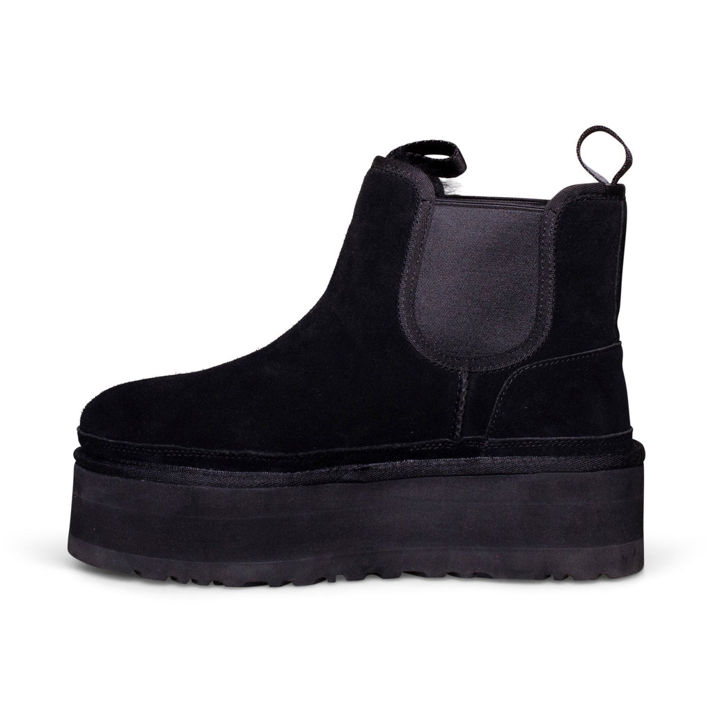 UGG Neumel Platform Chelsea Black, pogled sa strane