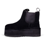 UGG Neumel Platform Chelsea Black, pogled sa strane