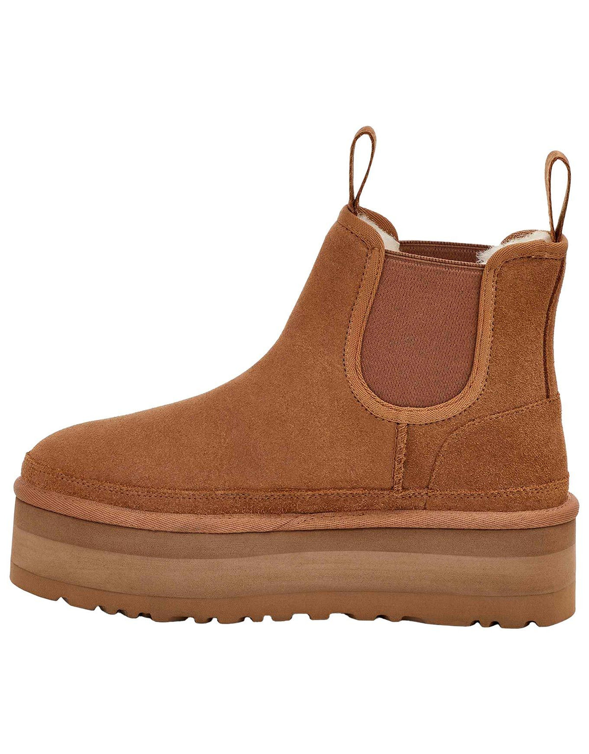 UGG Neumel Platform Chelsea Chestnut, pogled odozgo